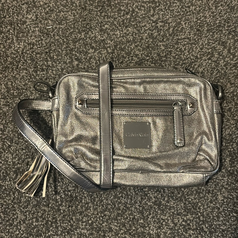 Calvin Klein Silver crossbody
